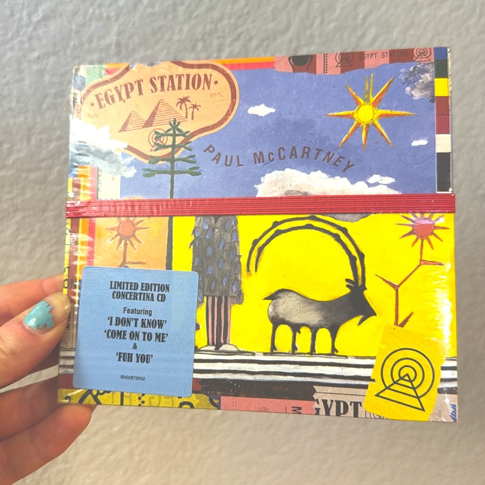 5/$25 Paul McCartney "Egypt Station" CD - Limited Edition Concertina, Sealed